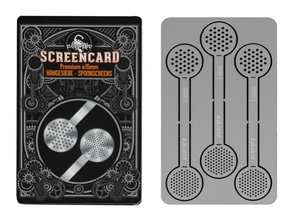 Scorpio Screencard Edelstahl Hängesiebe 15mm